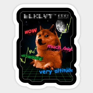 BLKLYT/29 - MUCH DOGE Sticker